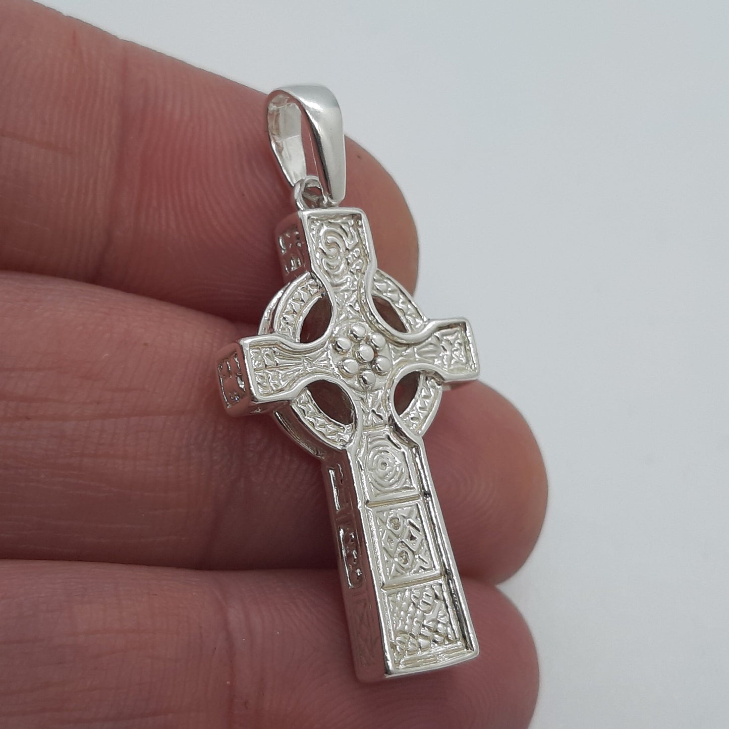27mm Celtic Cross Duleek 2-sided