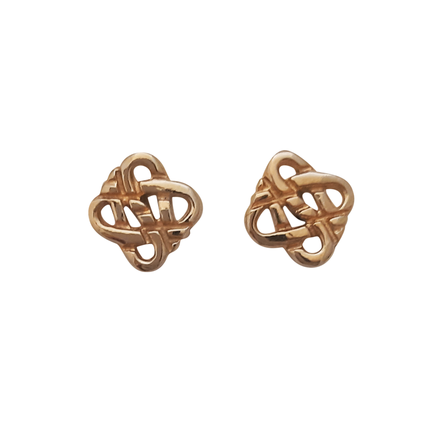 9ct Celt Square Studs