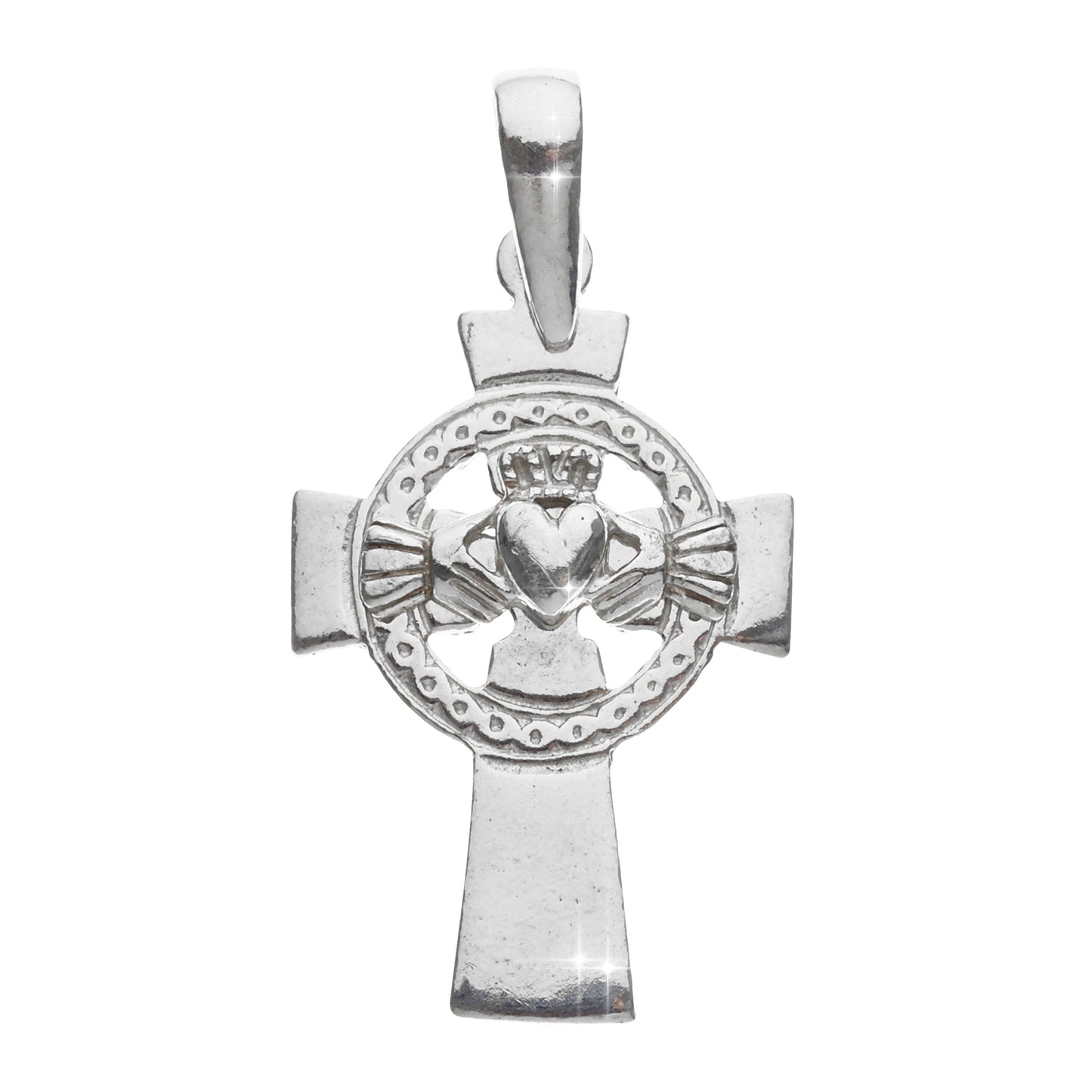23mm Celtic Cross w/ Claddagh