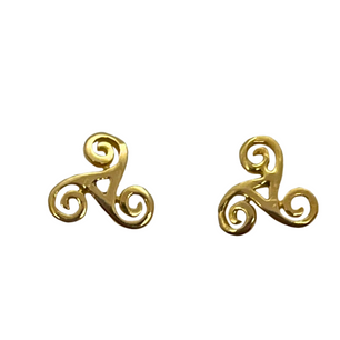 9ct Newgrange Spiral Studs