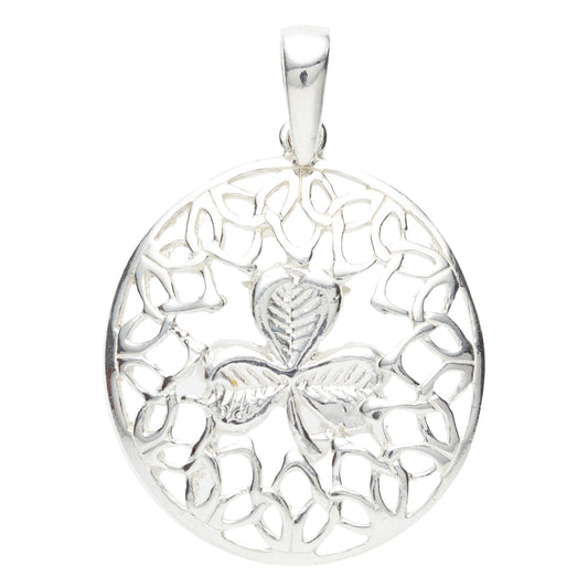 Shamrock In  Celtic Circle