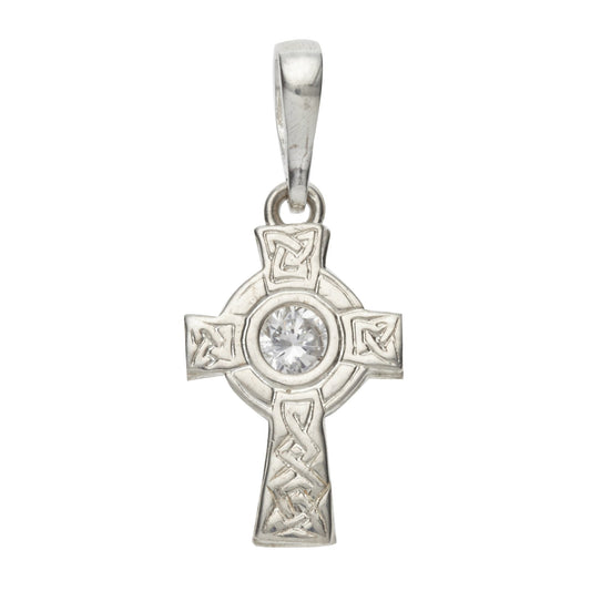 16mm Celtic Cross Cz Centre