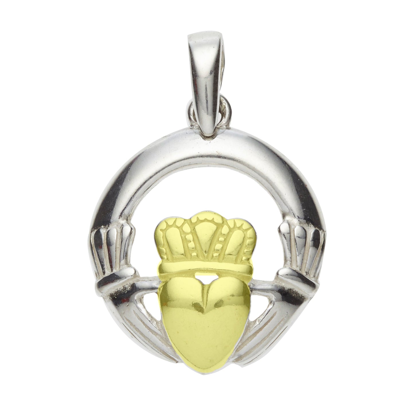 Claddagh Dome Gp Heart Crown