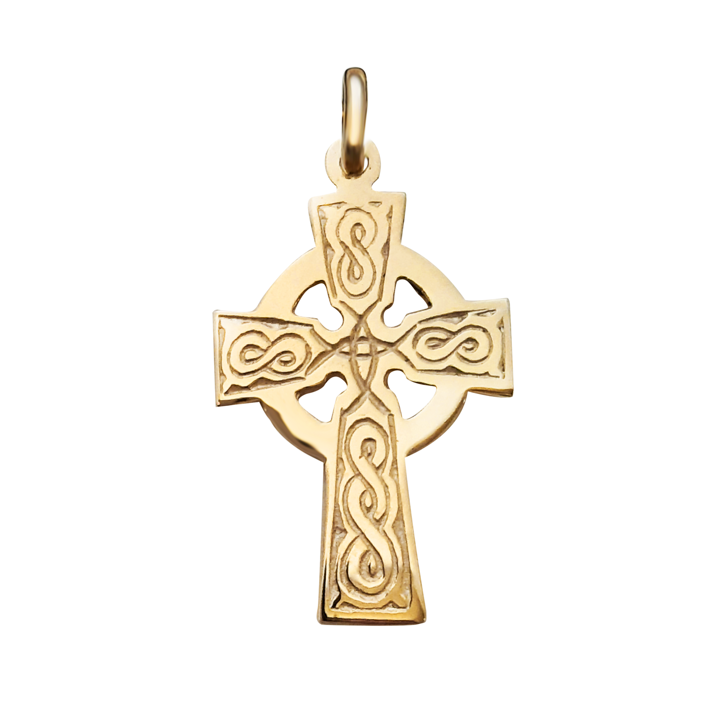 14ct 22mm Celtic Cross