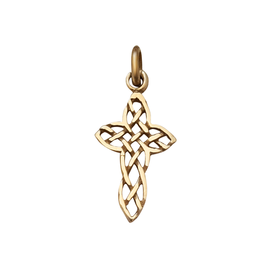 9ct Celtic Weave Cross