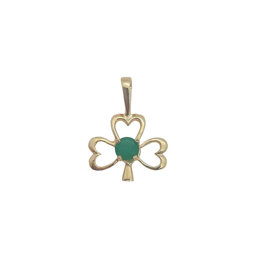 9ct Open Shamrock Green