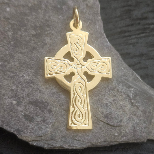 14ct 22mm Celtic Cross