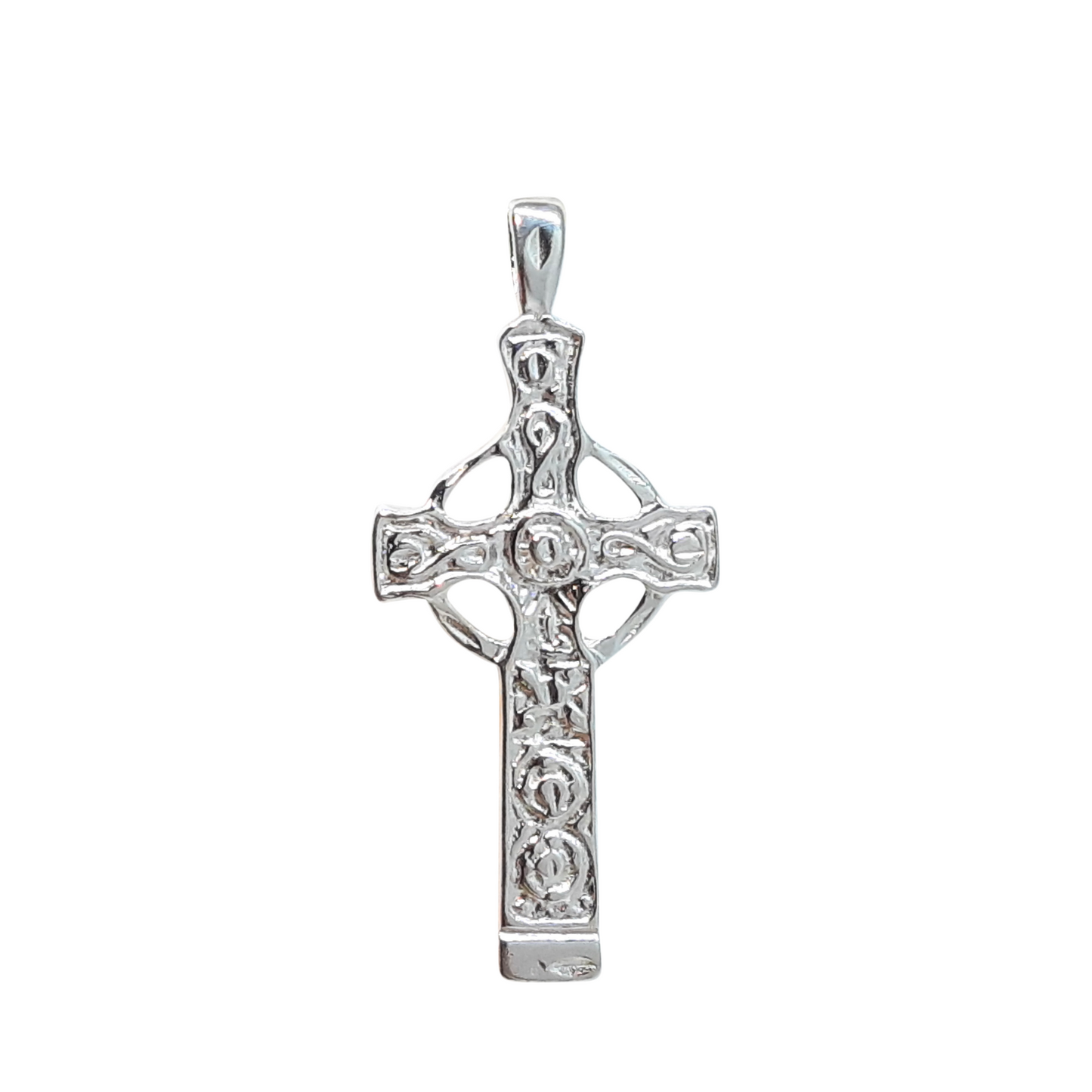 Celtic Cross 2-Sided w. Integrated Loop